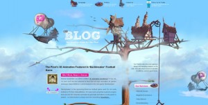 Header capturado de la pagina blog The Pixel